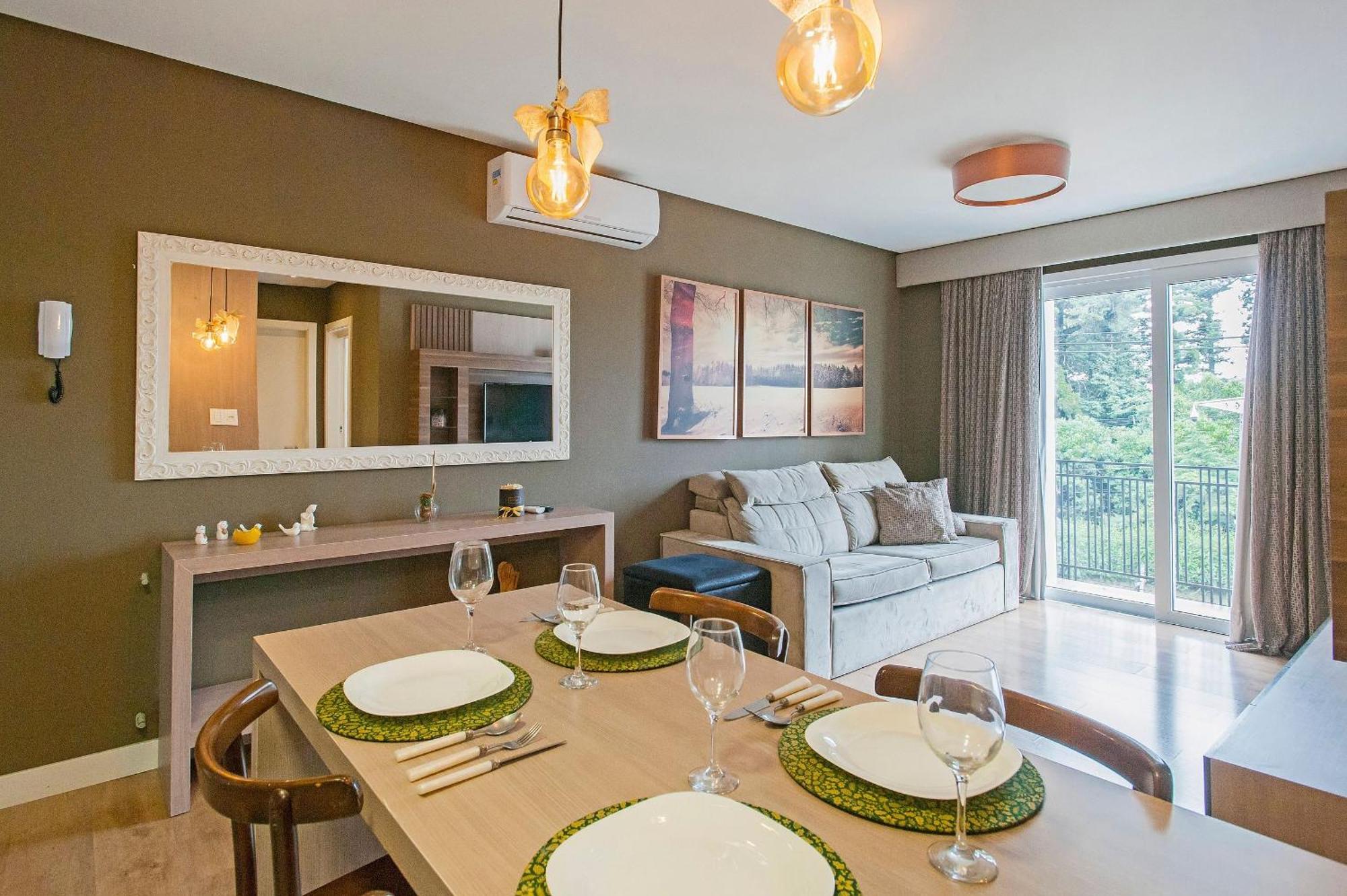 Апартаменти Locar-In Gramado - Loft One Centro I Екстер'єр фото